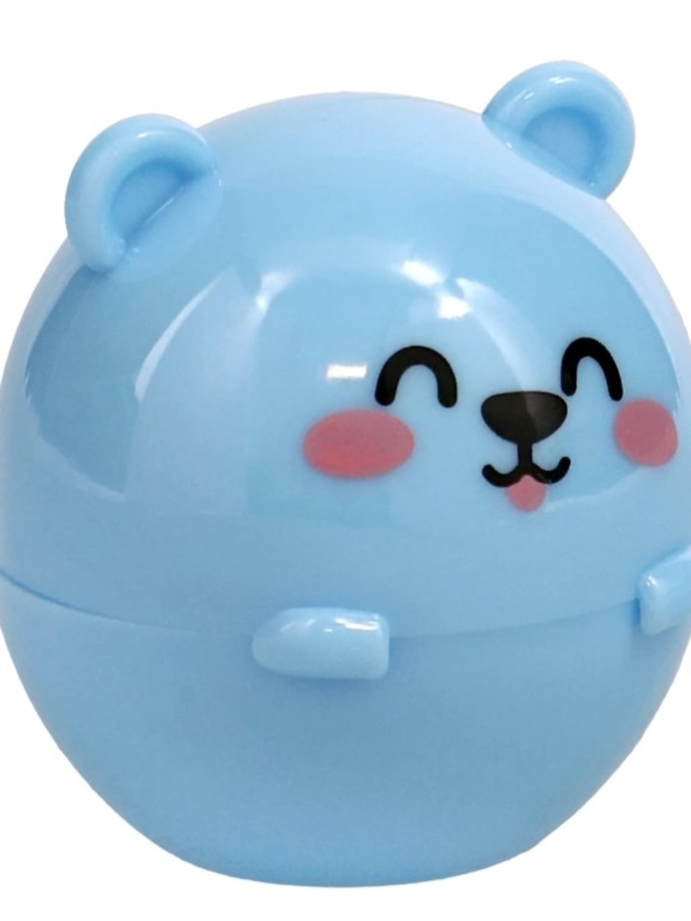 🟢 New LA Color Cute Blue Bear Lip Balm